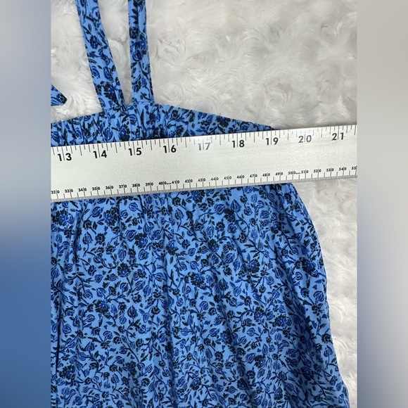 Old Navy Womens Blue Tie Back Cami Swing Tank Top - Picture 5 of 7